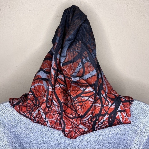 Medium Grey Hooded Sweater Dress Halloween Goth Druid Cosplay Long Sleeve - Picture 14 of 14